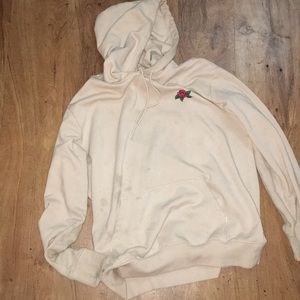 Divide Hoodie Rose Petal
